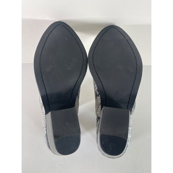 Jeffrey Campbell Cromwell Western Cowboy Snake Print Leather Boots - Picture 11 of 13